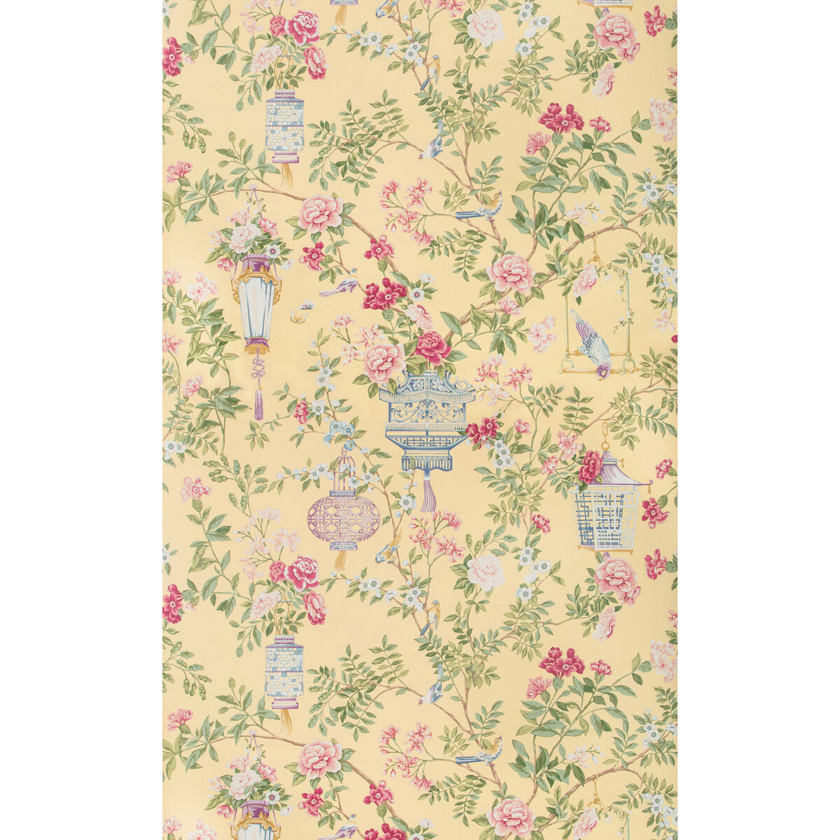 BRUNSCHWIG & FILS P8019118.147.0 JARDIN FLEURI SUN Wallpaper - Eade's Wallpaper