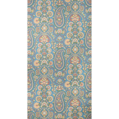 BRUNSCHWIG & FILS P8020100.1519.0 SARAYA CORNFLOWER Wallpaper - Eade's Wallpaper