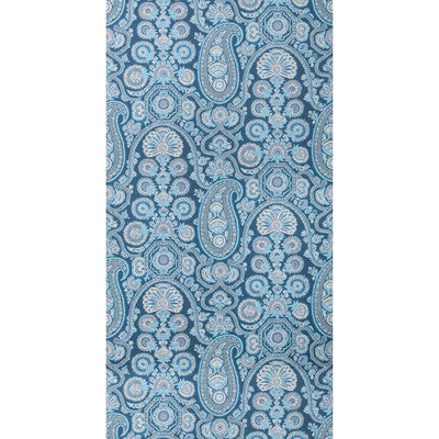 BRUNSCHWIG & FILS P8020100.5055.0 SARAYA INDIGO Wallpaper - Eade's Wallpaper