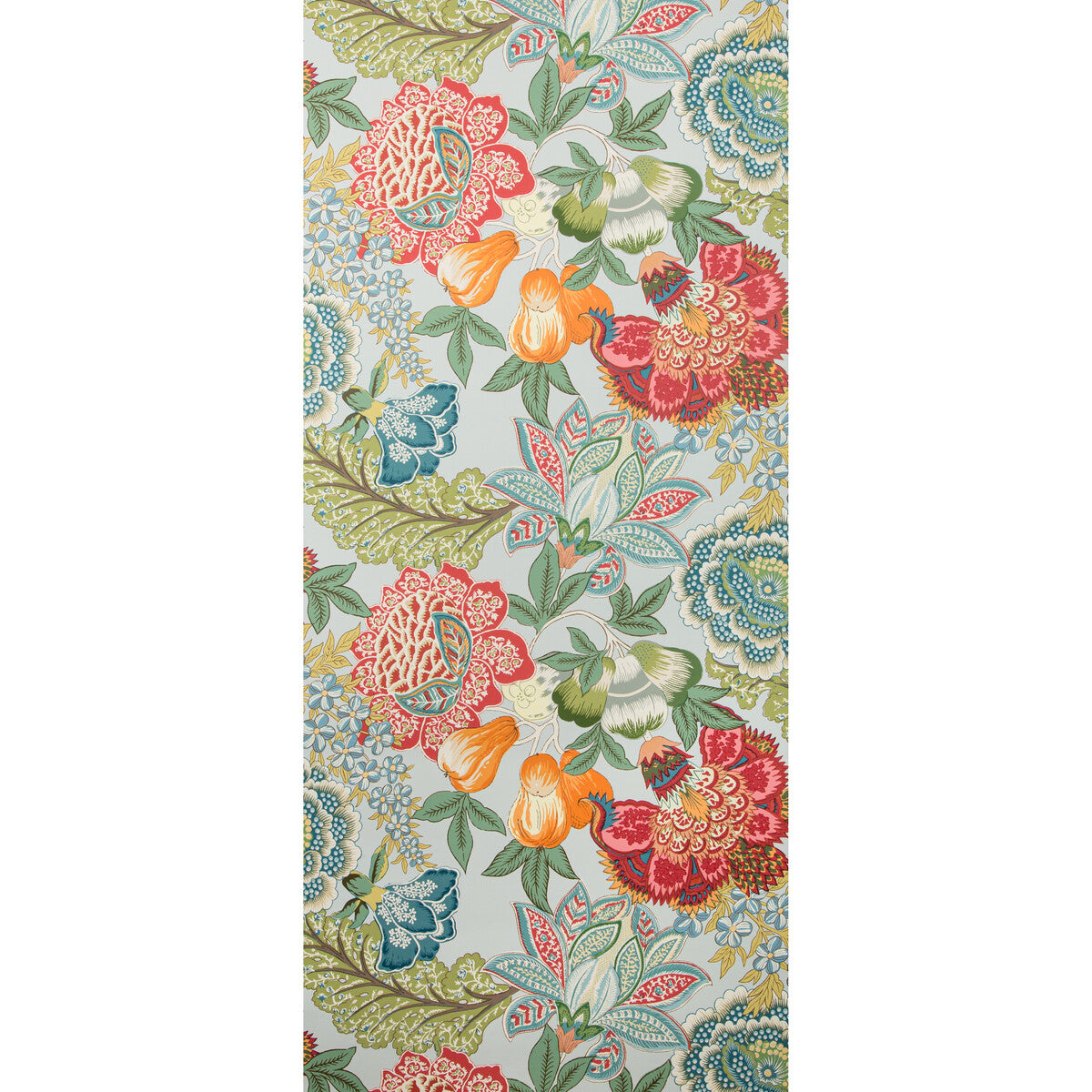 BRUNSCHWIG & FILS P8020101.1337.0 KARABALI AQUA Wallpaper - Eade's Wallpaper
