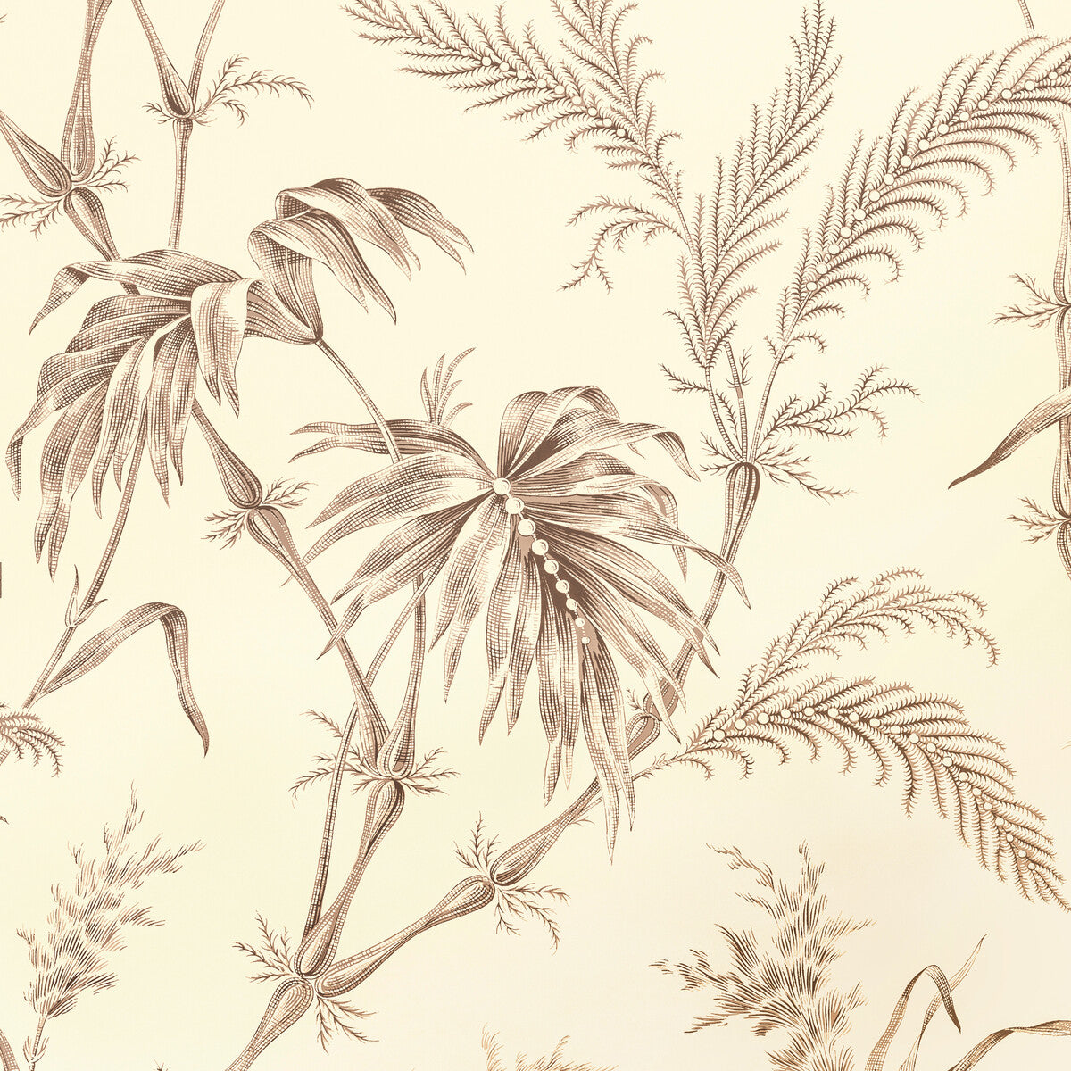 BRUNSCHWIG & FILS P8020113.106.0 LAUZIERE TAUPE Wallpaper - Eade's Wallpaper