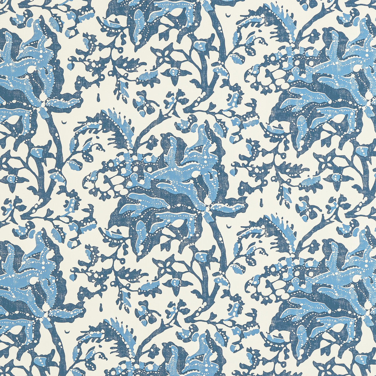 BRUNSCHWIG & FILS P8022102.550.0 WEYMOUTH INDIGO Wallpaper - Eade's Wallpaper