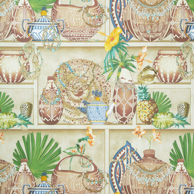 BRUNSCHWIG & FILS P8022107.1635.0 MAIZAN SEAGLASS Wallpaper - Eade's Wallpaper