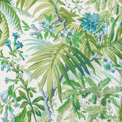 BRUNSCHWIG & FILS P8022111.153.0 MAJORELLE MIST Wallpaper - Eade's Wallpaper