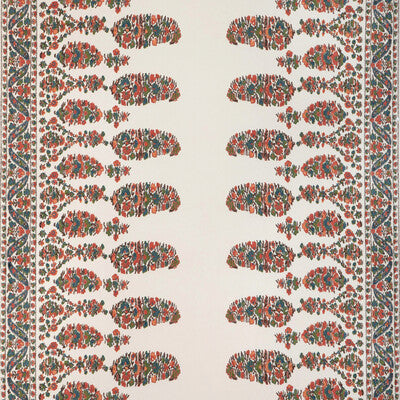 BRUNSCHWIG & FILS P8023104.512.0 VISAN SKY/CORAL Wallpaper - Eade's Wallpaper