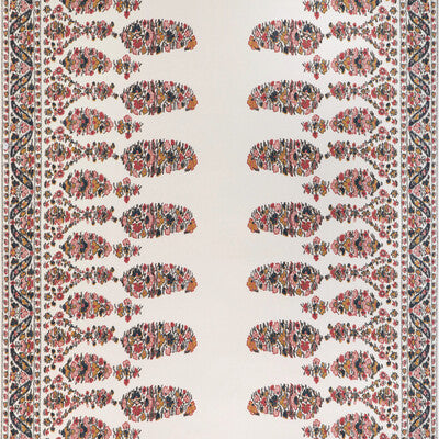 BRUNSCHWIG & FILS P8023104.517.0 VISAN TEAL/ROSE Wallpaper - Eade's Wallpaper