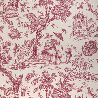 BRUNSCHWIG & FILS P8023106.10.0 MARCEL AUBERGINE Wallpaper - Eade's Wallpaper