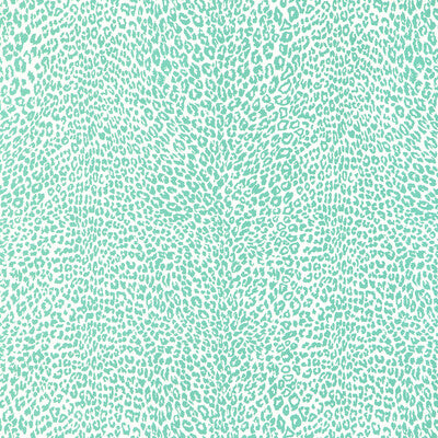 BRUNSCHWIG & FILS P8023107.13.0 PETIT LEOPARD AQUA Wallpaper - Eade's Wallpaper