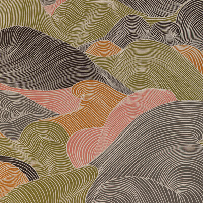 BRUNSCHWIG & FILS P8023111.1711.0 TOURBILLON MULTI Wallpaper - Eade's Wallpaper