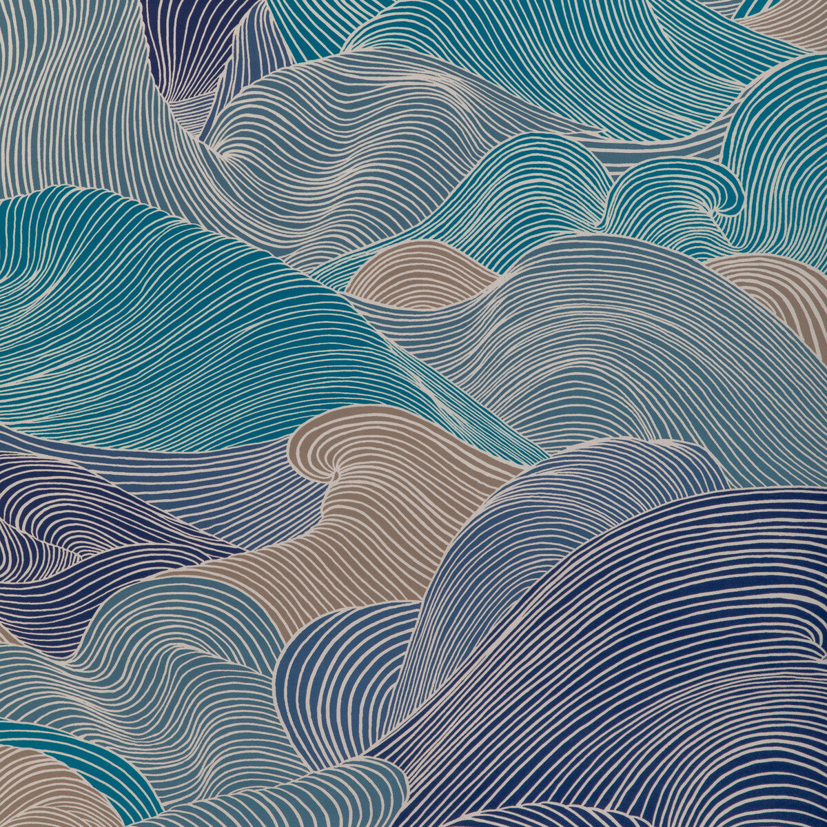 BRUNSCHWIG & FILS P8023111.355.0 TOURBILLON LAPIS Wallpaper - Eade's Wallpaper