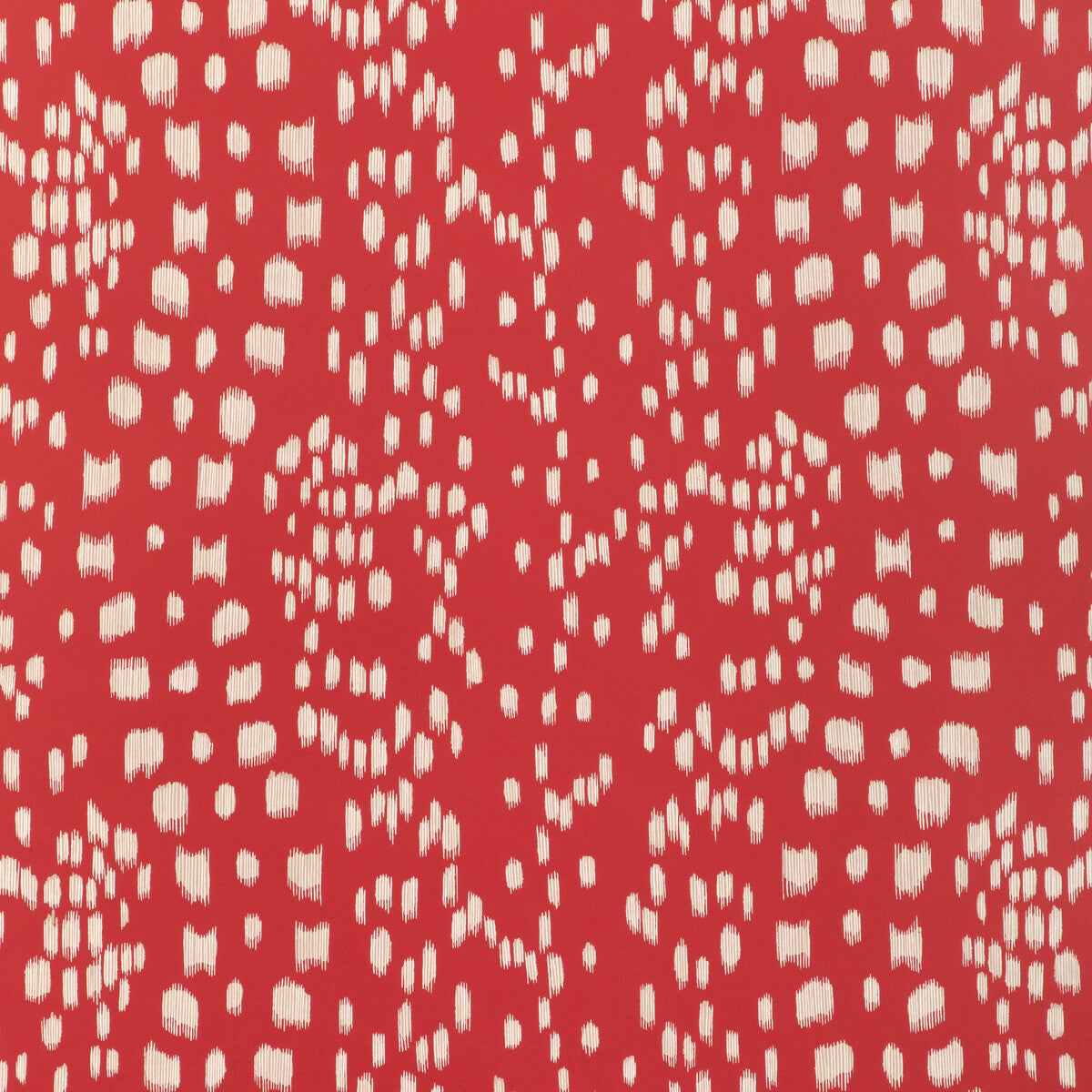 BRUNSCHWIG & FILS P8024102.19.0 LES TOUCHES REVERSE RED Wallpaper - Eade's Wallpaper