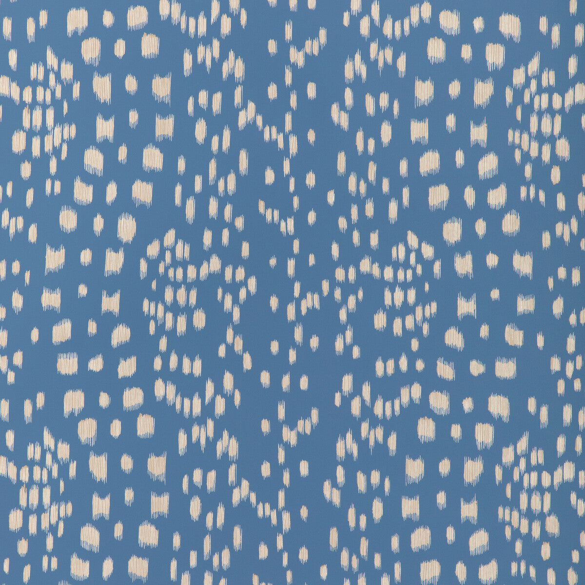 BRUNSCHWIG & FILS P8024102.5.0 LES TOUCHES REVERSE BLUE Wallpaper - Eade's Wallpaper