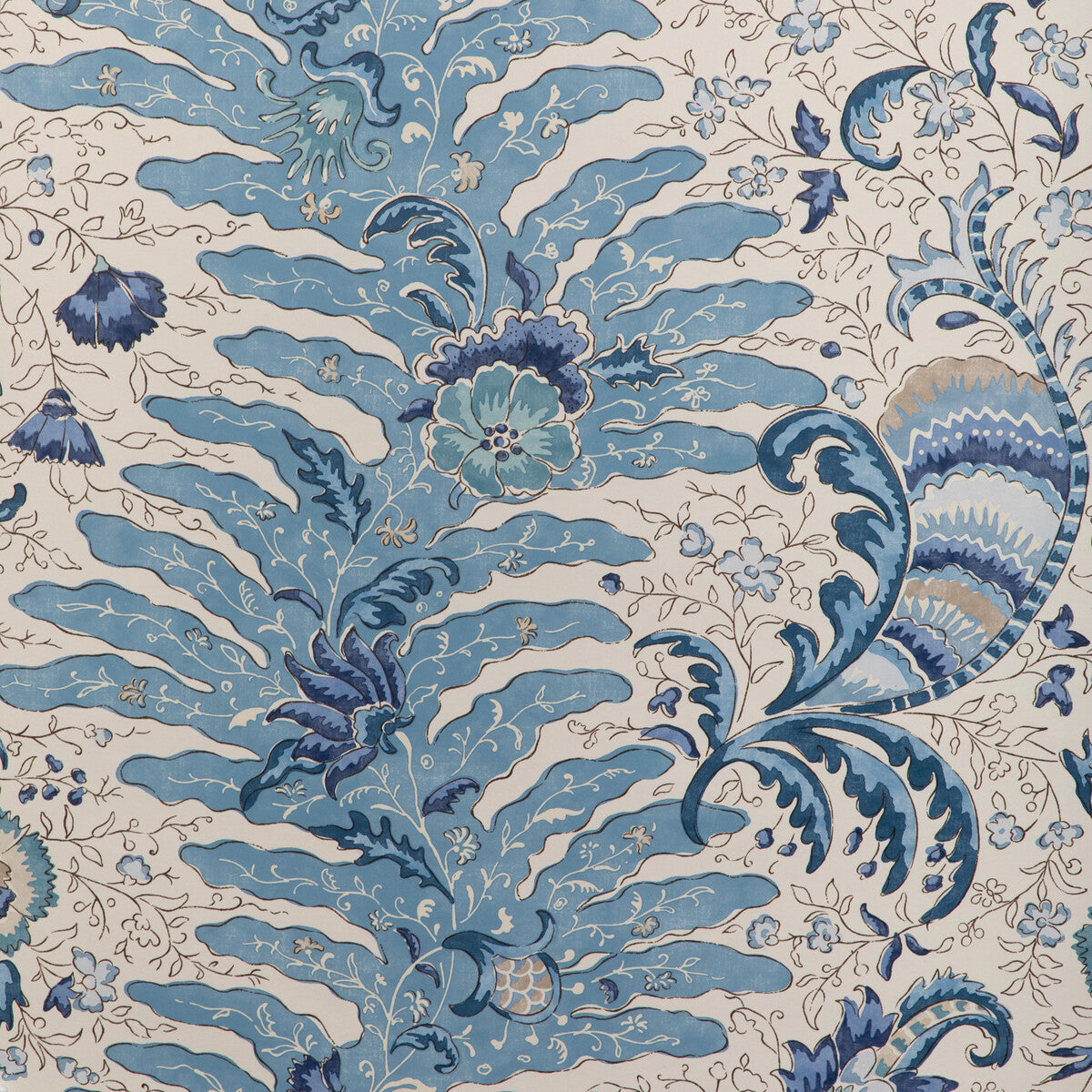 BRUNSCHWIG & FILS P8024104.155.0 RIVIERE SKY Wallpaper - Eade's Wallpaper