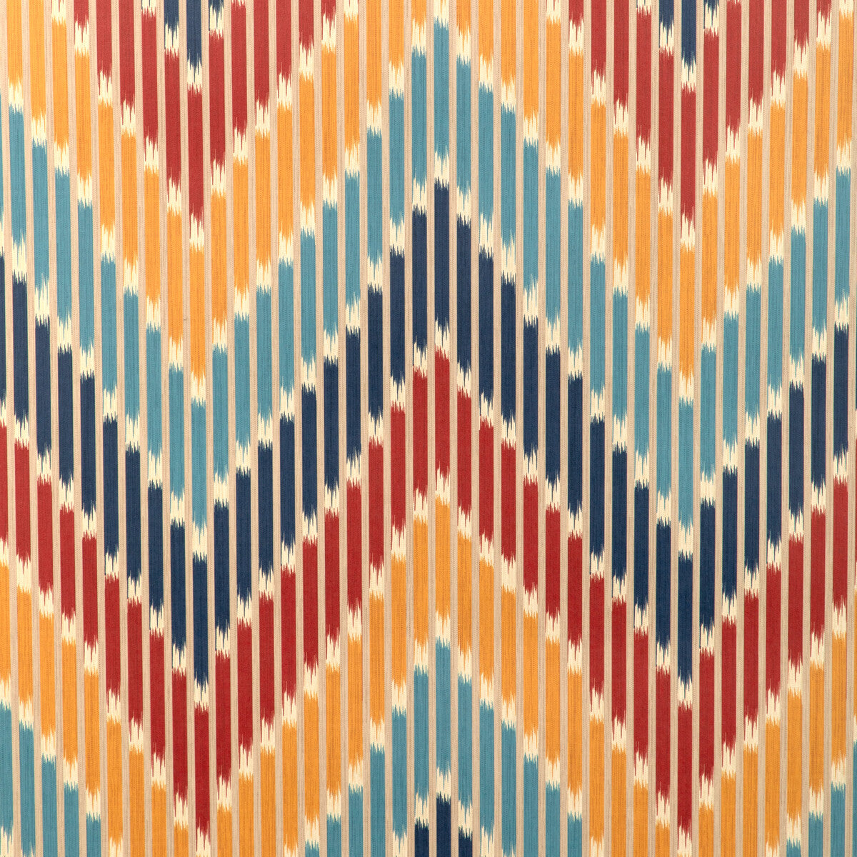 BRUNSCHWIG & FILS P8024107.195.0 CASCADE RED/BLUE Wallpaper - Eade's Wallpaper