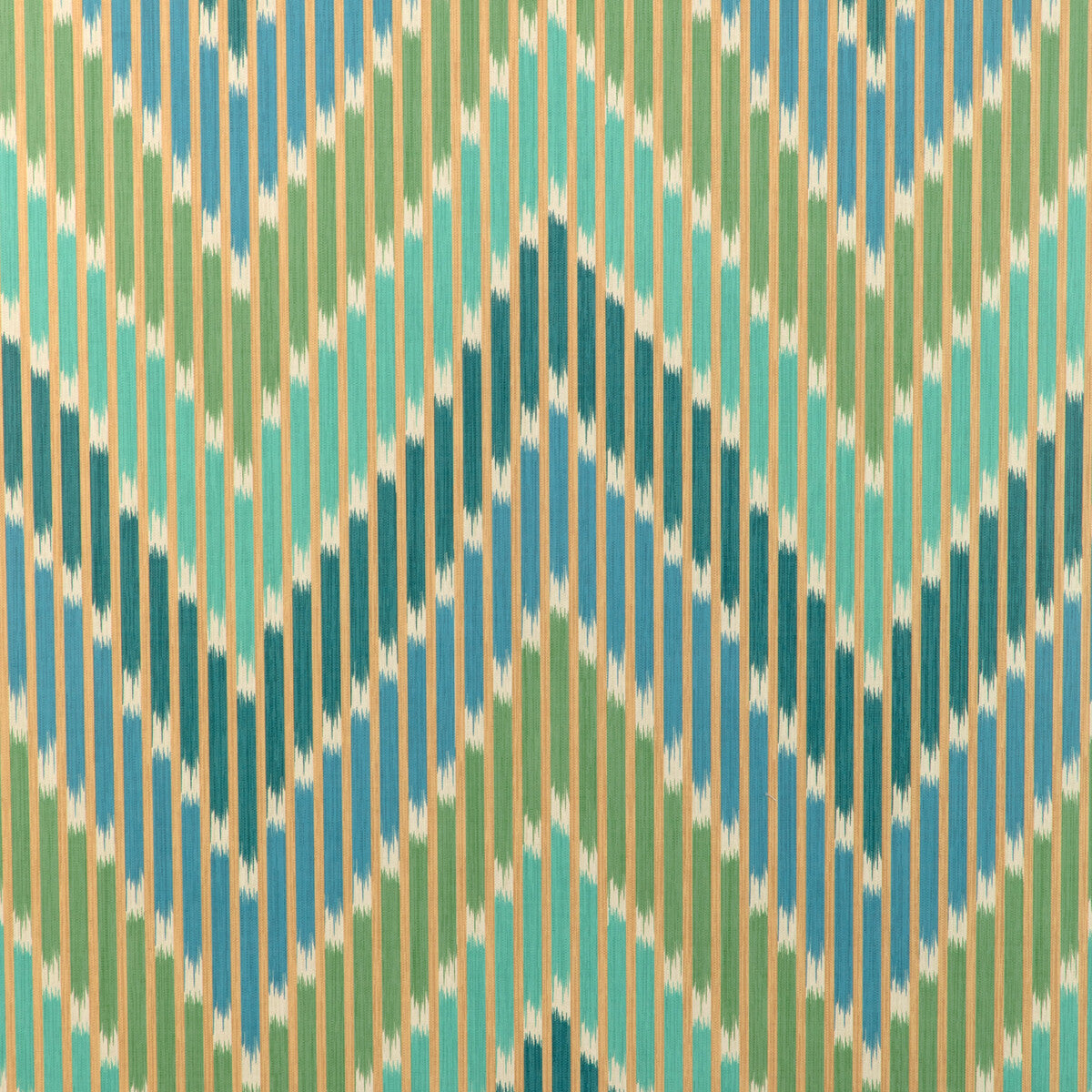 BRUNSCHWIG & FILS P8024107.353.0 CASCADE TEAL/GREEN Wallpaper - Eade's Wallpaper