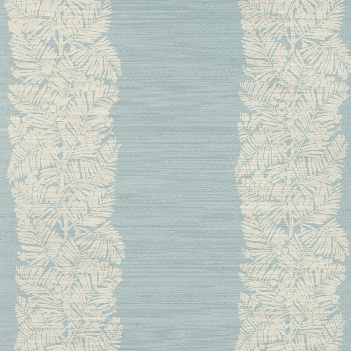 BRUNSCHWIG & FILS P8024114.13.0 PALMAR SISAL AQUA Wallpaper - Eade's Wallpaper