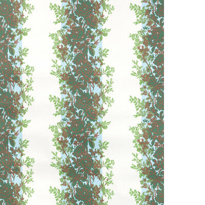 BRUNSCHWIG & FILS RAYURE FLEURIE WC P8025101.315.0 in LEAF W