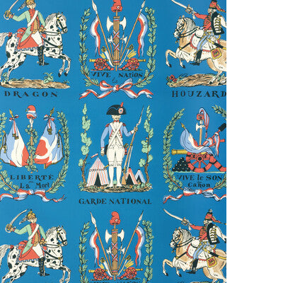 BRUNSCHWIG & FILS NEW BATTLE OF VALMY P8026111.519.0 in BLUE