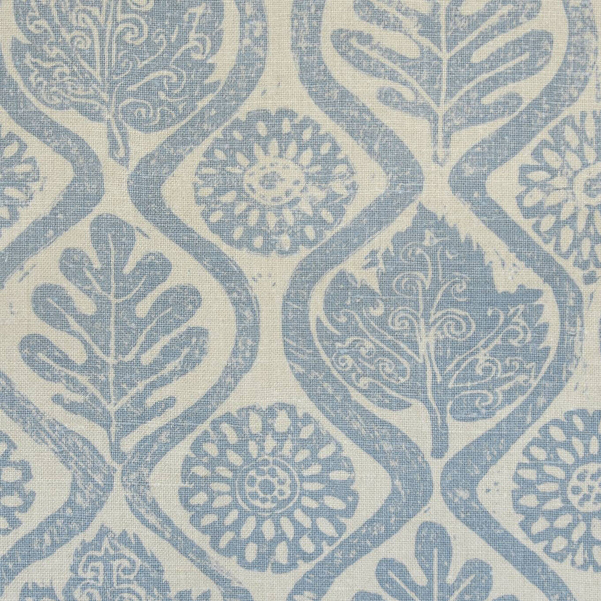 LEE JOFA PBFC-3502.15.0 OAKLEAVES BLUE Wallpaper - Eade's Wallpaper