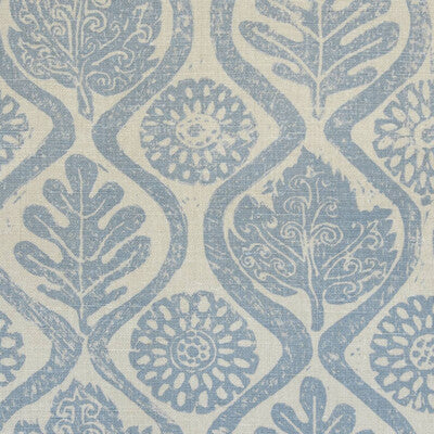 LEE JOFA PBFC-3502.15.0 OAKLEAVES BLUE Wallpaper - Eade's Wallpaper