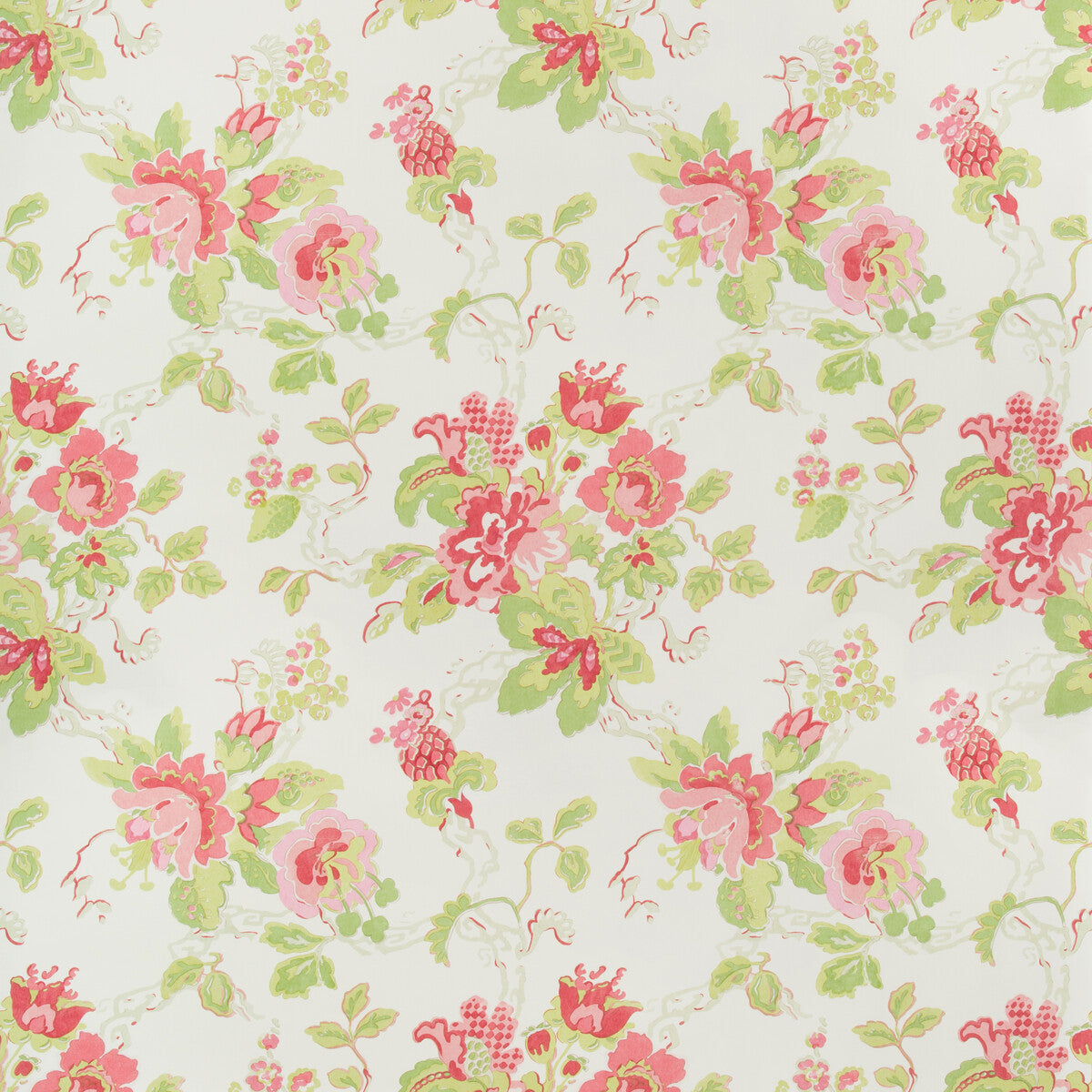 LEE JOFA PBFC-3505.173.0 PARNHAM PINK/LIME Wallpaper - Eade's Wallpaper