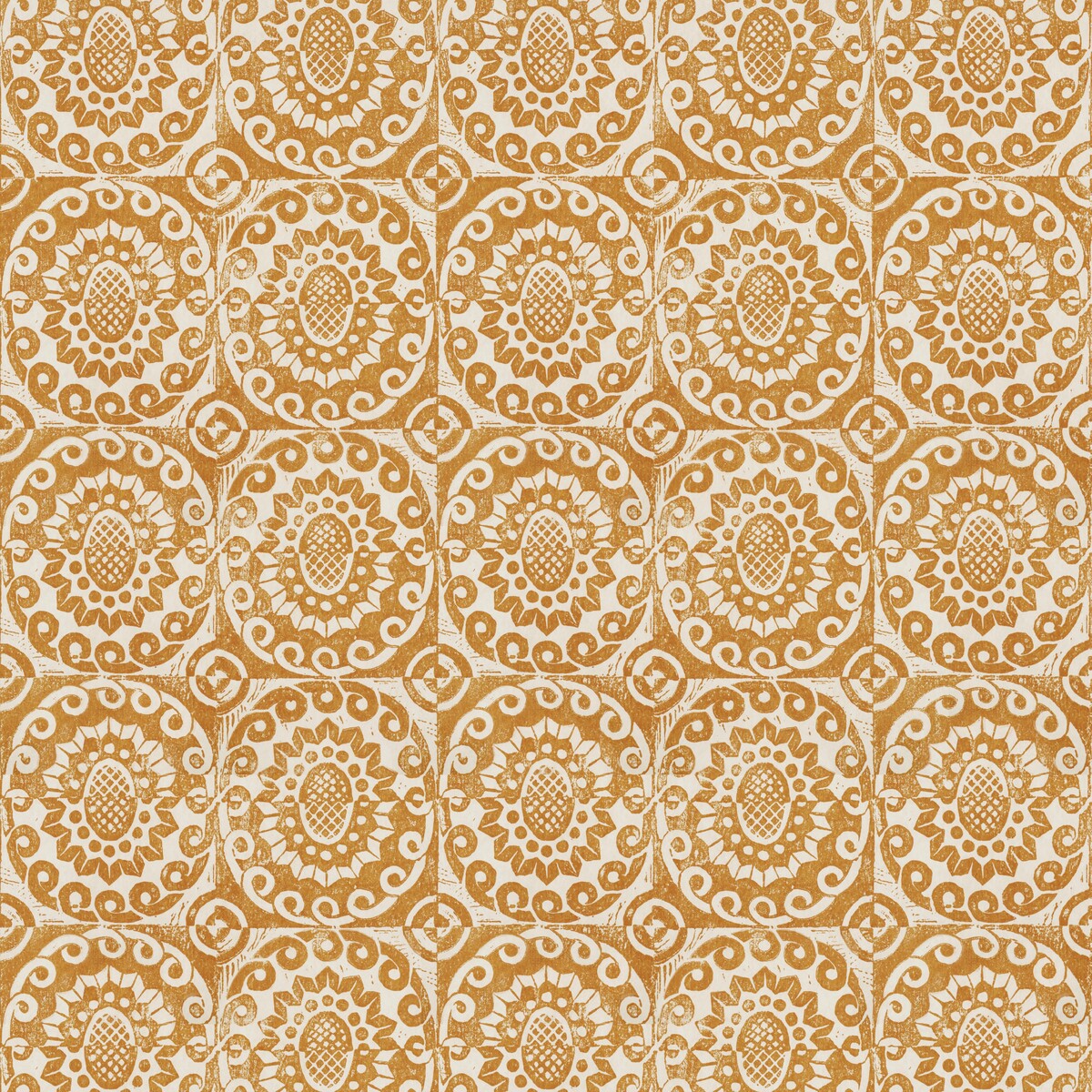 LEE JOFA PBFC-3512.12.0 PINEAPPLE WALL TANGERINE Wallpaper - Eade's Wallpaper