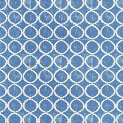 LEE JOFA PBFC-3520.5.0 CIRCLES WALLPAPER AZURE Wallpaper - Eade's Wallpaper