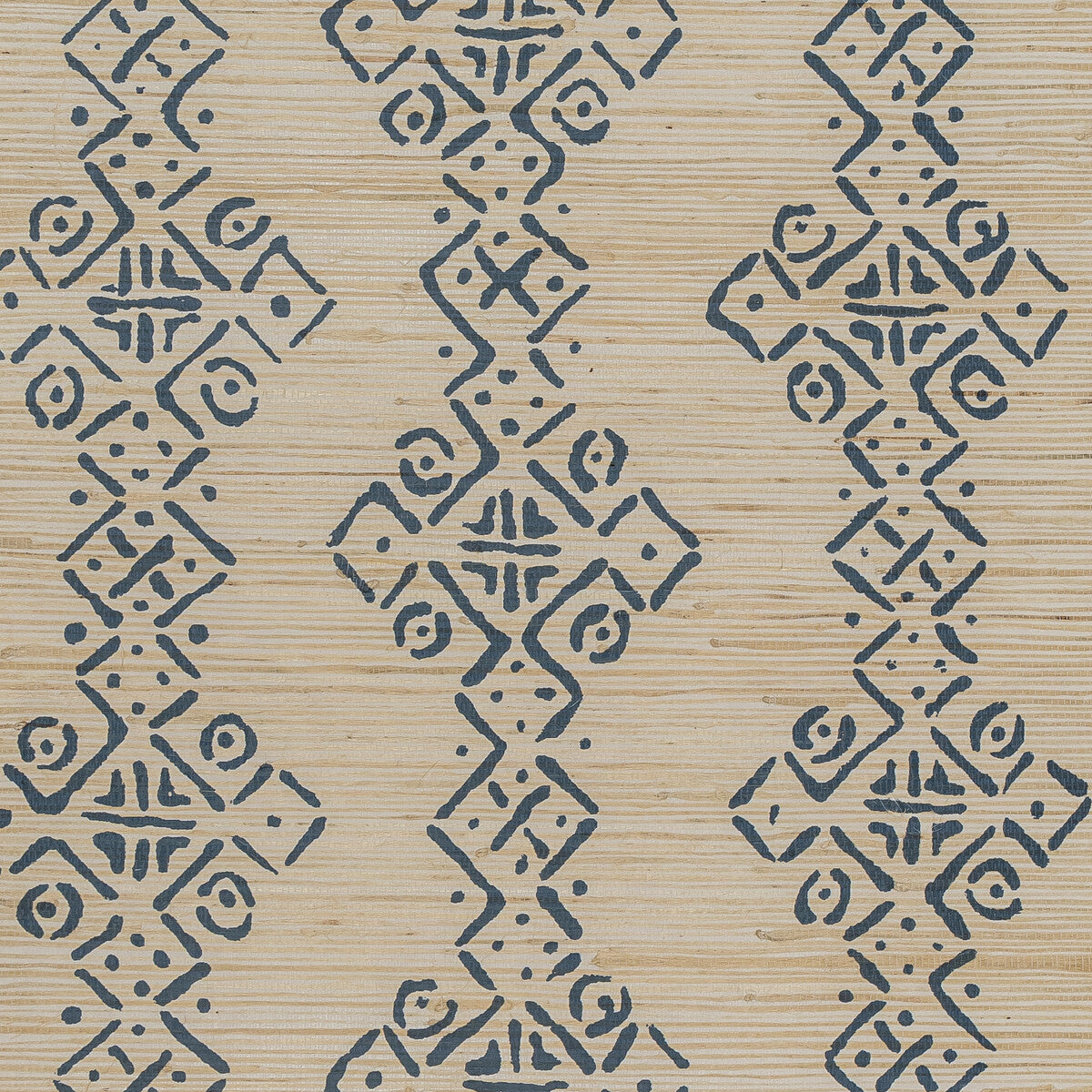 LEE JOFA PBFC-3529.50.0 MALI GRASSCLOTH INDIGO Wallpaper - Eade's Wallpaper