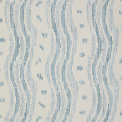 LEE JOFA PBFC-3531.1115.0 IKAT STRIPE WP PALE BLUE Wallpaper - Eade's Wallpaper
