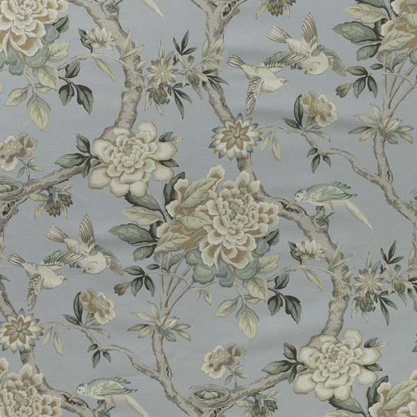 Mitchell MDS FF-2106-26 Animals/Birds,Floral,Traditional Morningside-Platinum - Eade's Wallpaper
