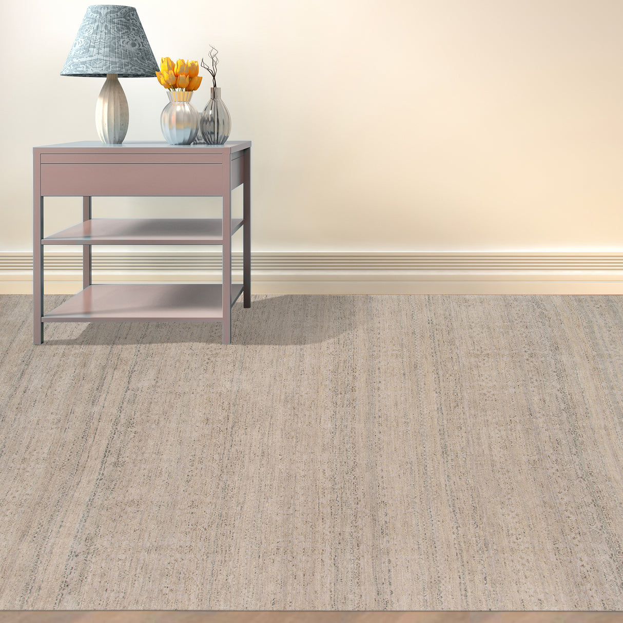 Amer Rugs PEA30609 Pearl Mushroom Area Rug