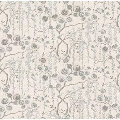 KRAVET BASICS PEONYTREE.11.0 PEONYTREE SILVER Fabric - Eade's Wallpaper