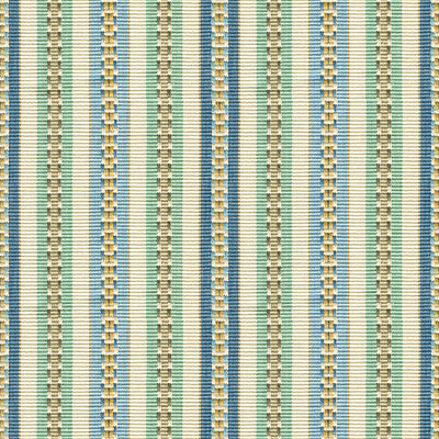 BAKER LIFESTYLE PF50382.3.0 PRASANA AQUA/SKY Fabric - Eade's Wallpaper