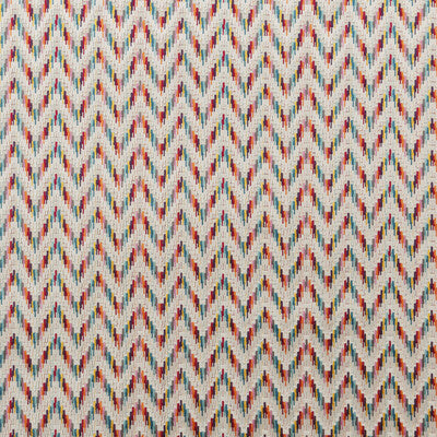 BAKER LIFESTYLE PF50426.1.0 CARNIVAL CHEVRON TUTTI FRUTTI Fabric - Eade's Wallpaper