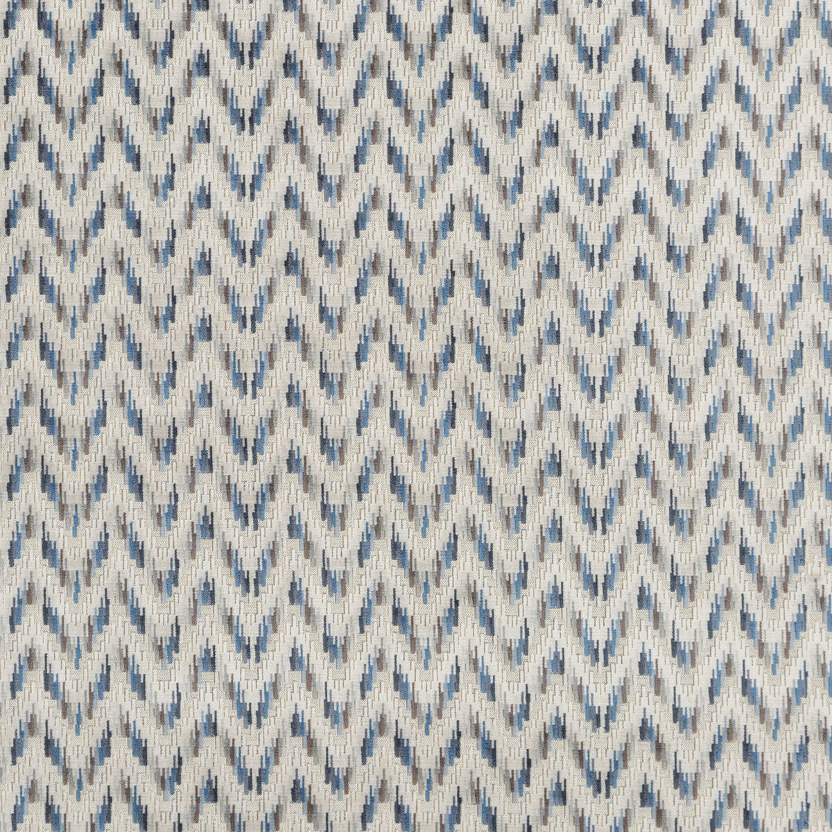BAKER LIFESTYLE PF50426.2.0 CARNIVAL CHEVRON INDIGO Fabric - Eade's Wallpaper