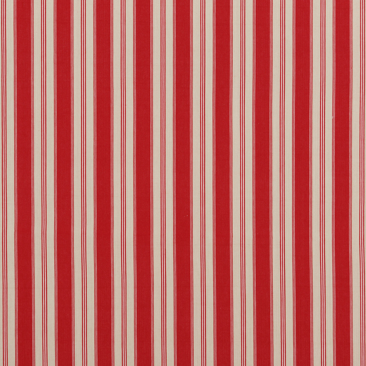 BAKER LIFESTYLE PF50430.4.0 TANGO TICKING RED Fabric - Eade's Wallpaper