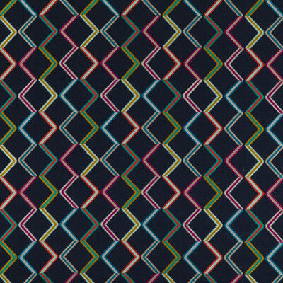 BAKER LIFESTYLE PF50464.2.0 DANZA INDIGO Fabric - Eade's Wallpaper