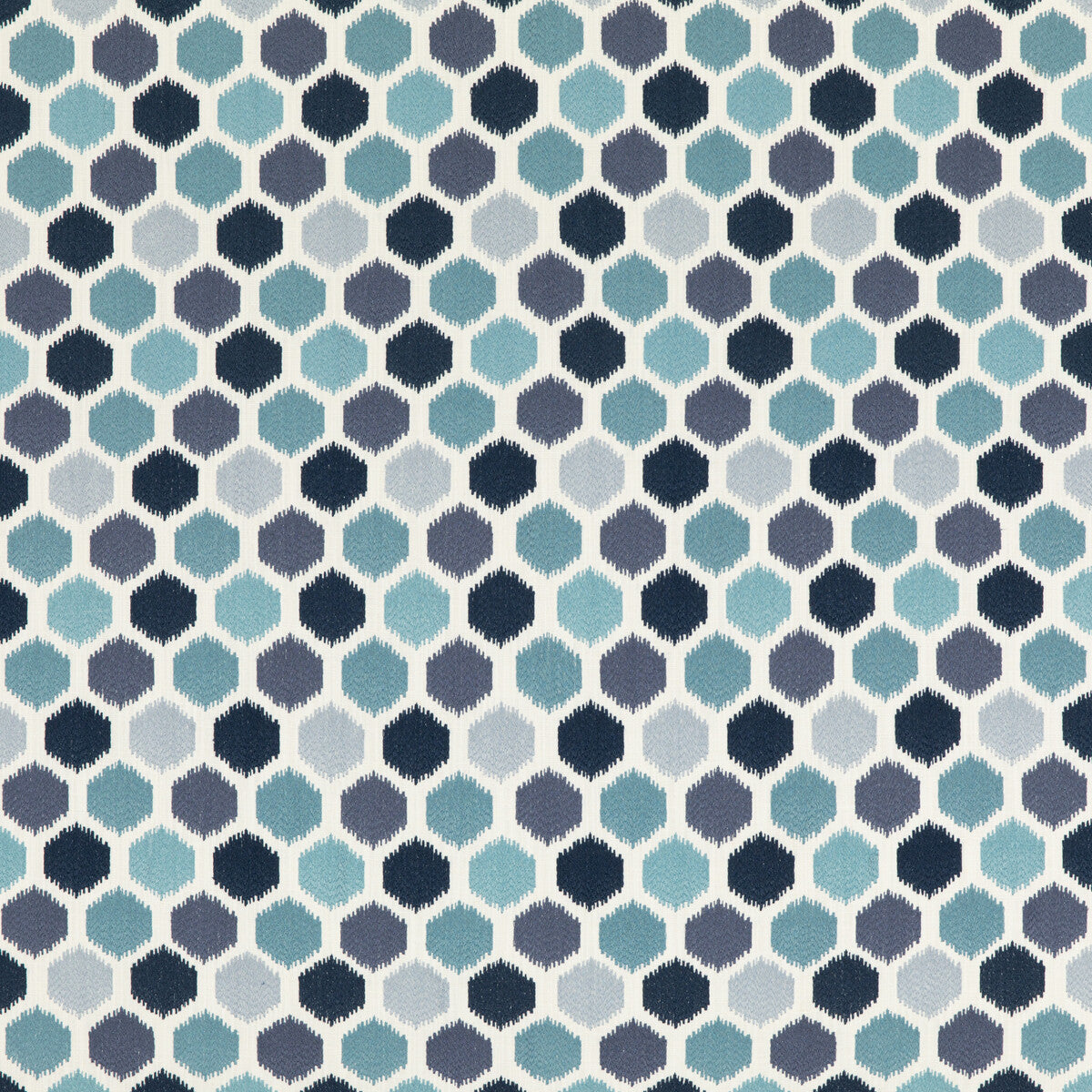 BAKER LIFESTYLE PF50470.2.0 PINATA INDIGO Fabric - Eade's Wallpaper