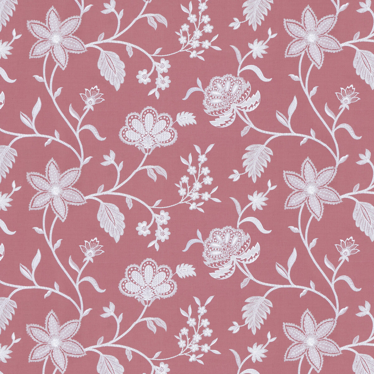 BAKER LIFESTYLE PF50504.404.0 PETHERTON PINK Fabric - Eade's Wallpaper