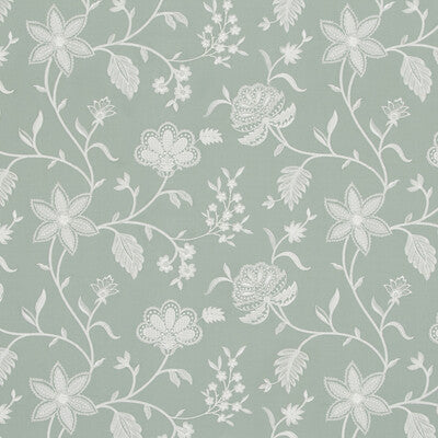 BAKER LIFESTYLE PF50504.725.0 PETHERTON AQUA Fabric - Eade's Wallpaper