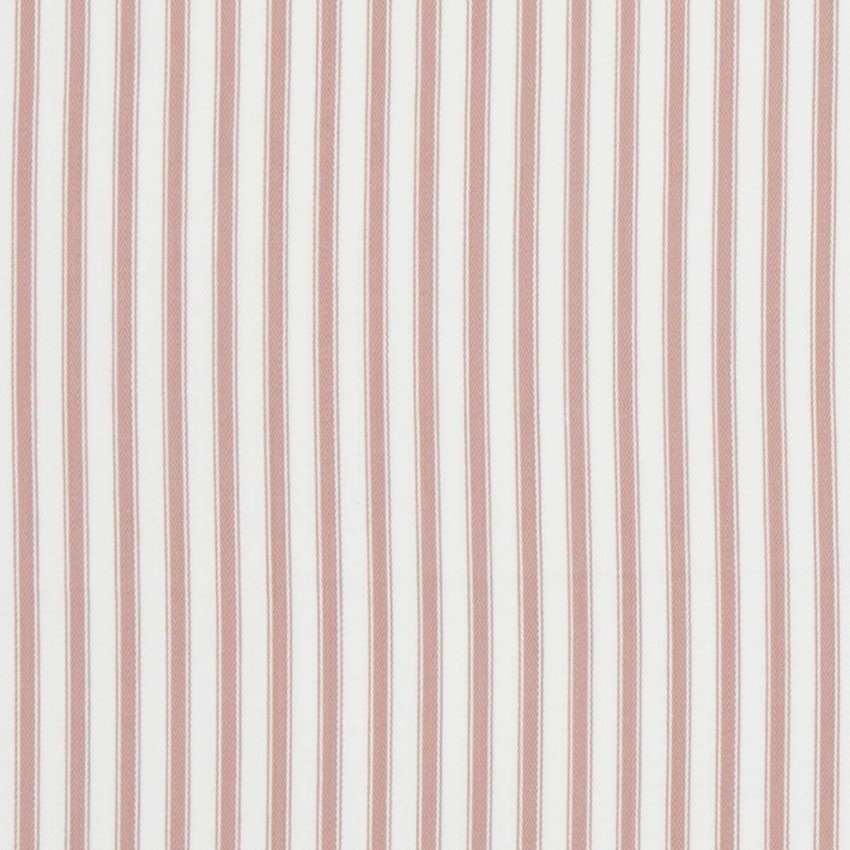 BAKER LIFESTYLE PF50505.404.0 SHERBORNE TICKING PINK Fabric - Eade's Wallpaper