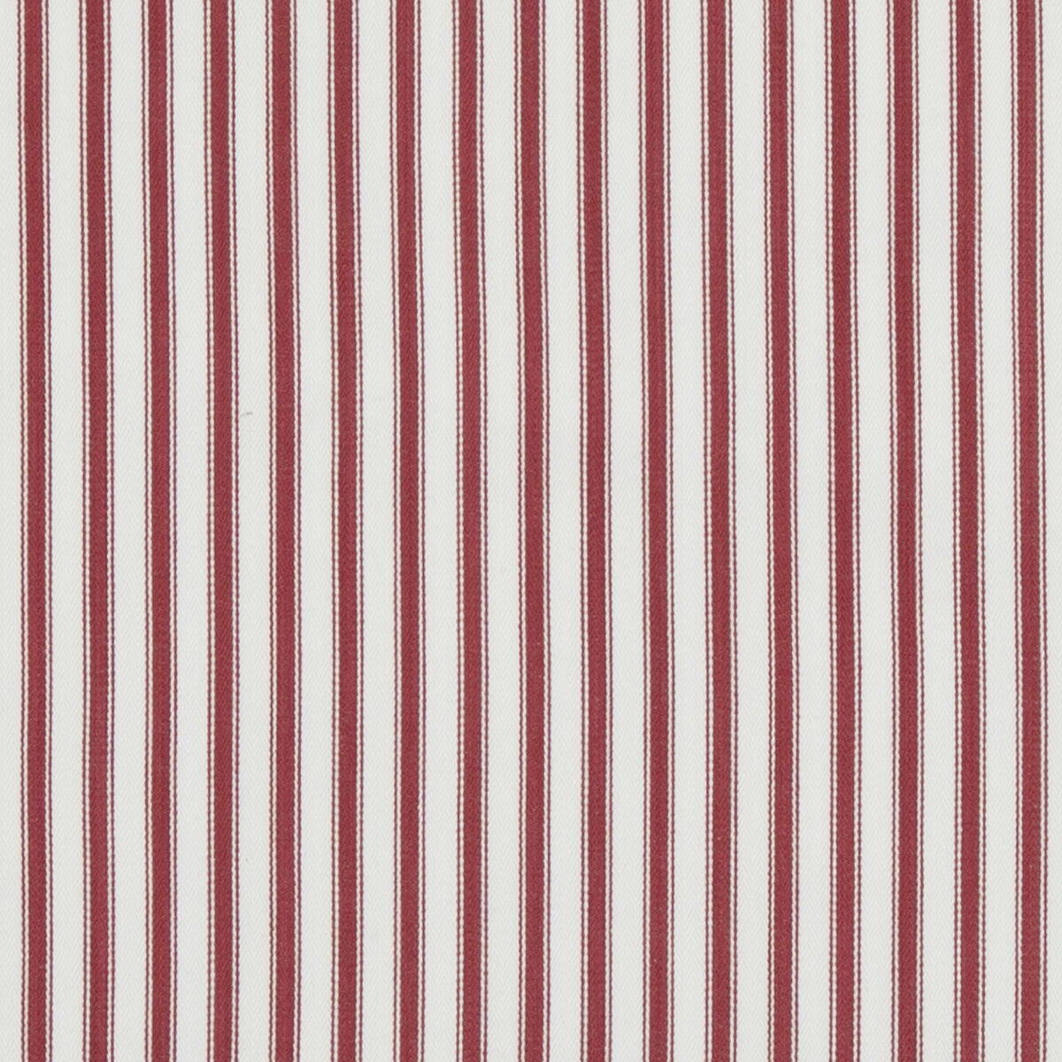 BAKER LIFESTYLE PF50505.450.0 SHERBORNE TICKING RED Fabric - Eade's Wallpaper