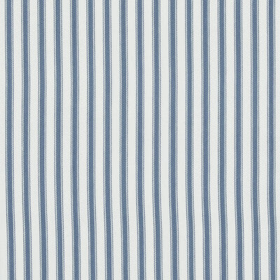 BAKER LIFESTYLE PF50505.660.0 SHERBORNE TICKING BLUE Fabric - Eade's Wallpaper