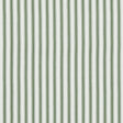 BAKER LIFESTYLE PF50505.735.0 SHERBORNE TICKING GREEN Fabric - Eade's Wallpaper