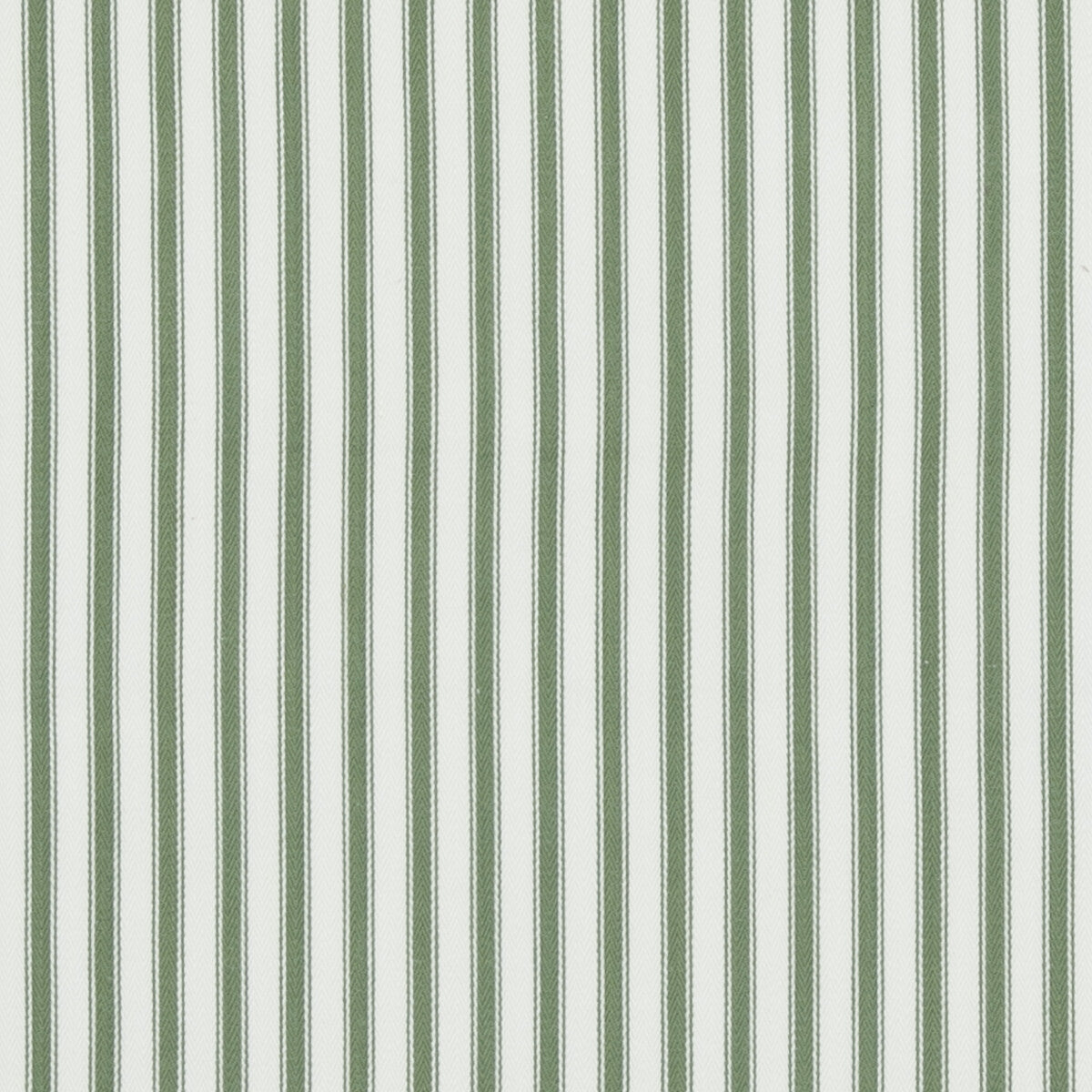 BAKER LIFESTYLE PF50505.735.0 SHERBORNE TICKING GREEN Fabric - Eade's Wallpaper