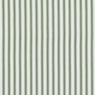 BAKER LIFESTYLE PF50505.735.0 SHERBORNE TICKING GREEN Fabric - Eade's Wallpaper