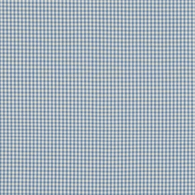 BAKER LIFESTYLE PF50506.605.0 SHERBORNE GINGHAM SOFT BLUE Fabric - Eade's Wallpaper