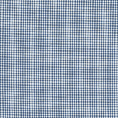 BAKER LIFESTYLE PF50506.660.0 SHERBORNE GINGHAM BLUE Fabric - Eade's Wallpaper