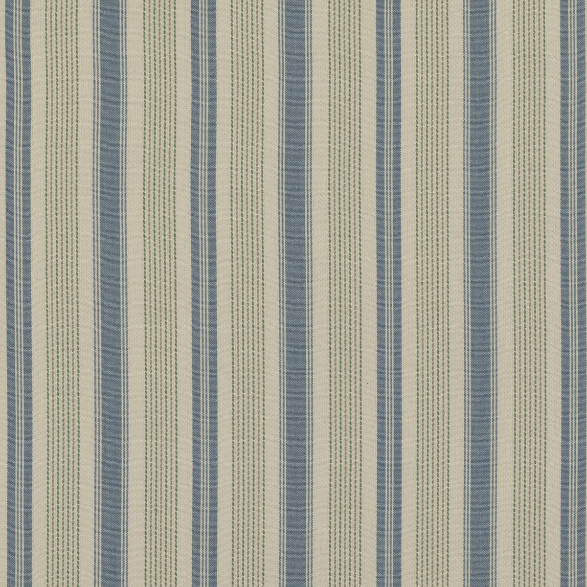 BAKER LIFESTYLE PF50507.1.0 PURBECK STRIPE BLUE/GREEN Fabric - Eade's Wallpaper