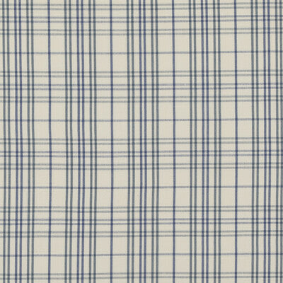 BAKER LIFESTYLE PF50508.1.0 PURBECK CHECK BLUE Fabric - Eade's Wallpaper